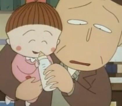 爷爷指着西红柿的卡片