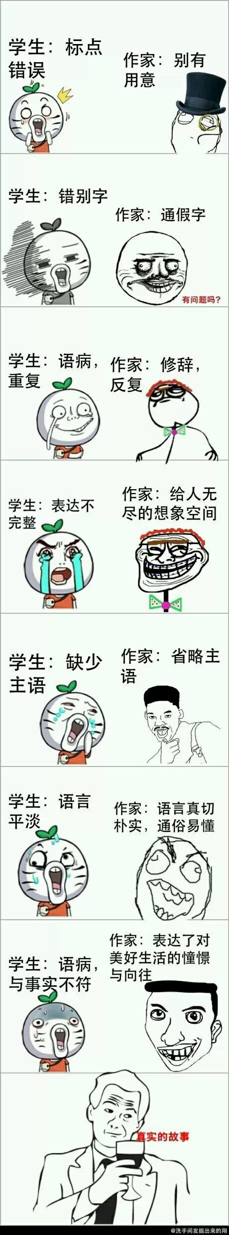 学生和作家的区别