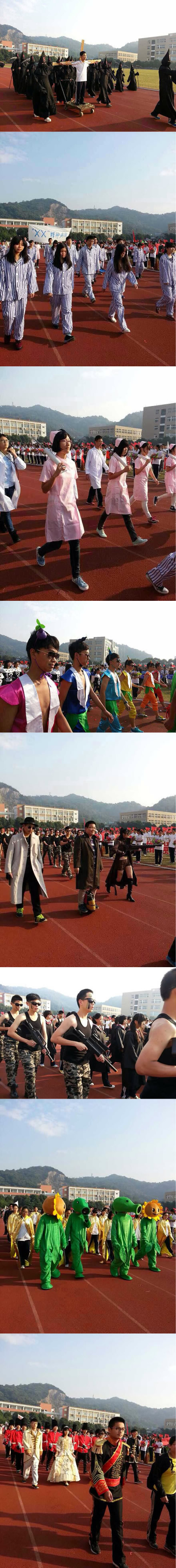 校运会入场式哪家强？他们说第二，谁敢说第一