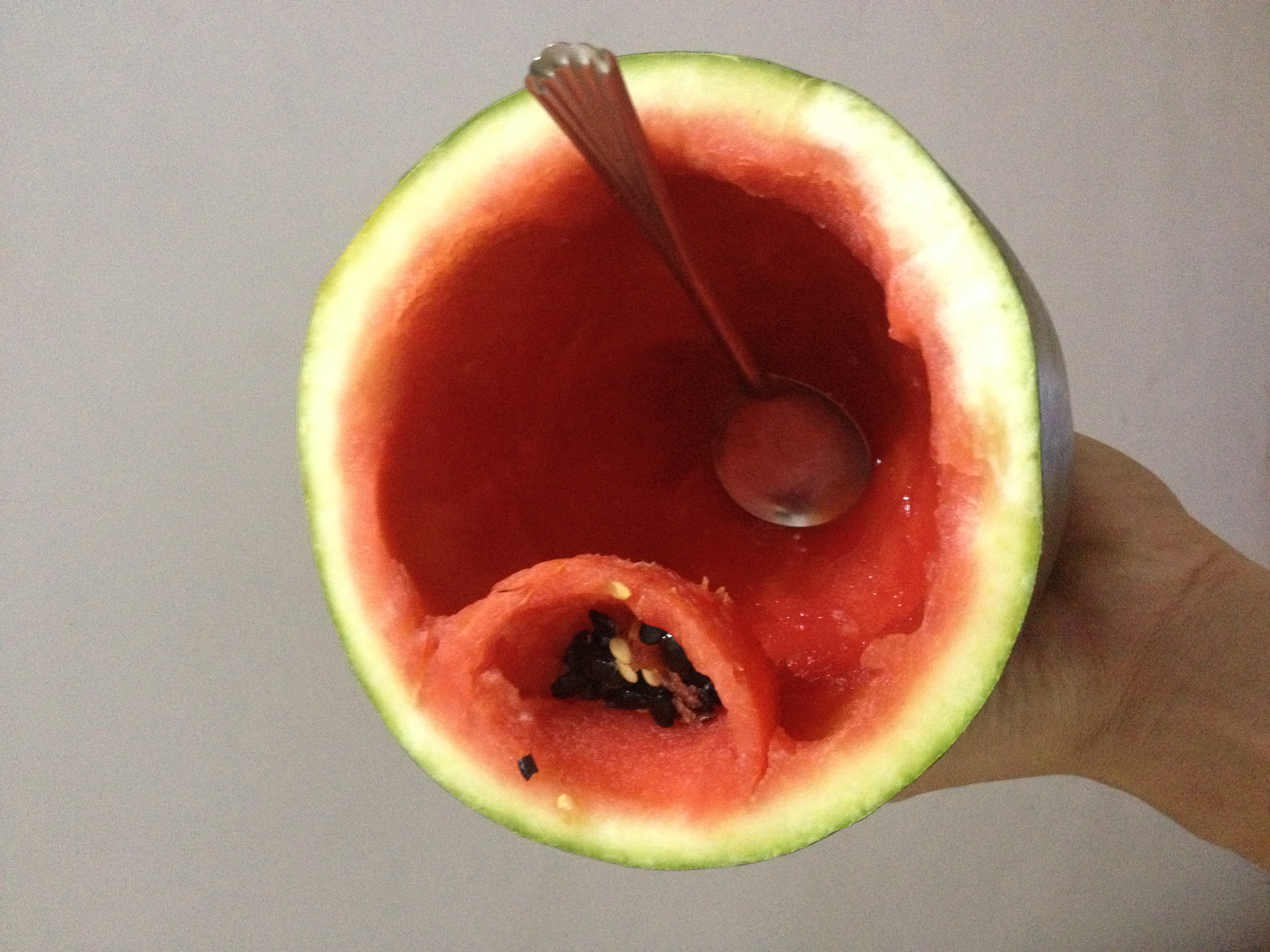 吃西瓜，省事。。。