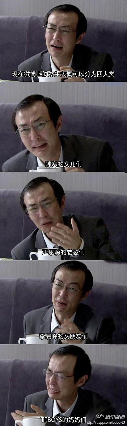 微博女的四大分类