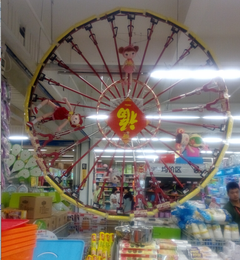 超市大妈精品之——摩天轮