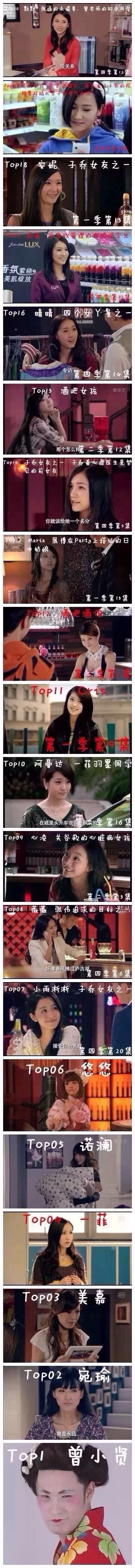 爱情公寓20大美女，最后一个亮瞎我的钛合金狗眼