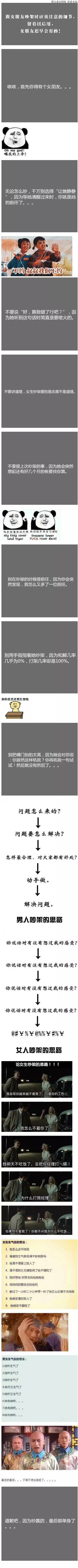 论与女朋友吵架